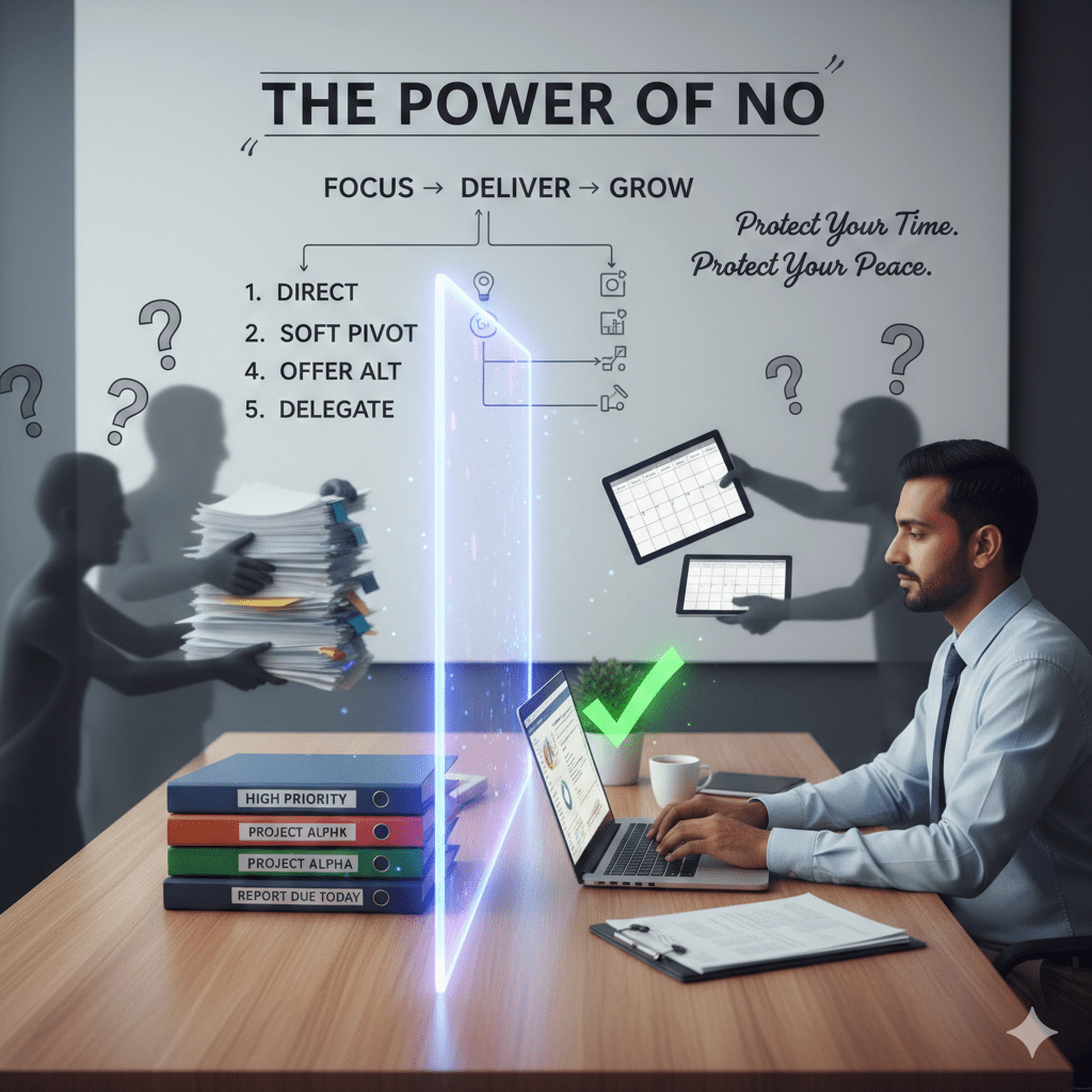 The Art of the “Professional No”: Surviving the Corporate Circus Without Burning&nbsp;Out